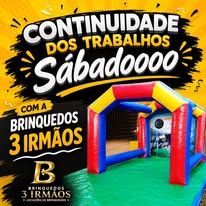 Arte Continuidade dos trabalhos com brinquedos 3 Irmãos